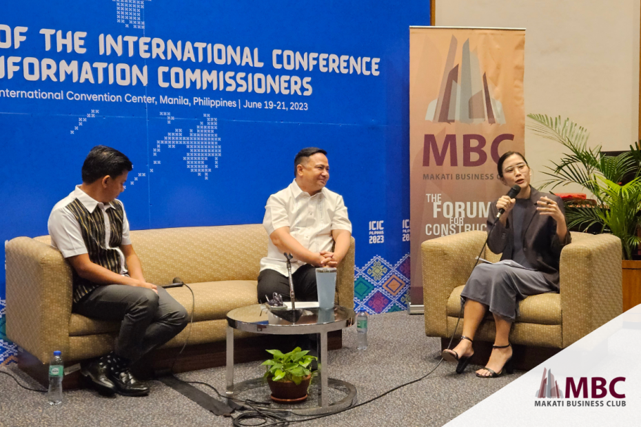 MBC leads a session on Equalizing Access to Information: The Business Perspective at the 14th International Conference of Information Commissioners (ICIC)
